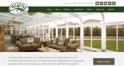 Desktop Screenshot of creativepatio.com